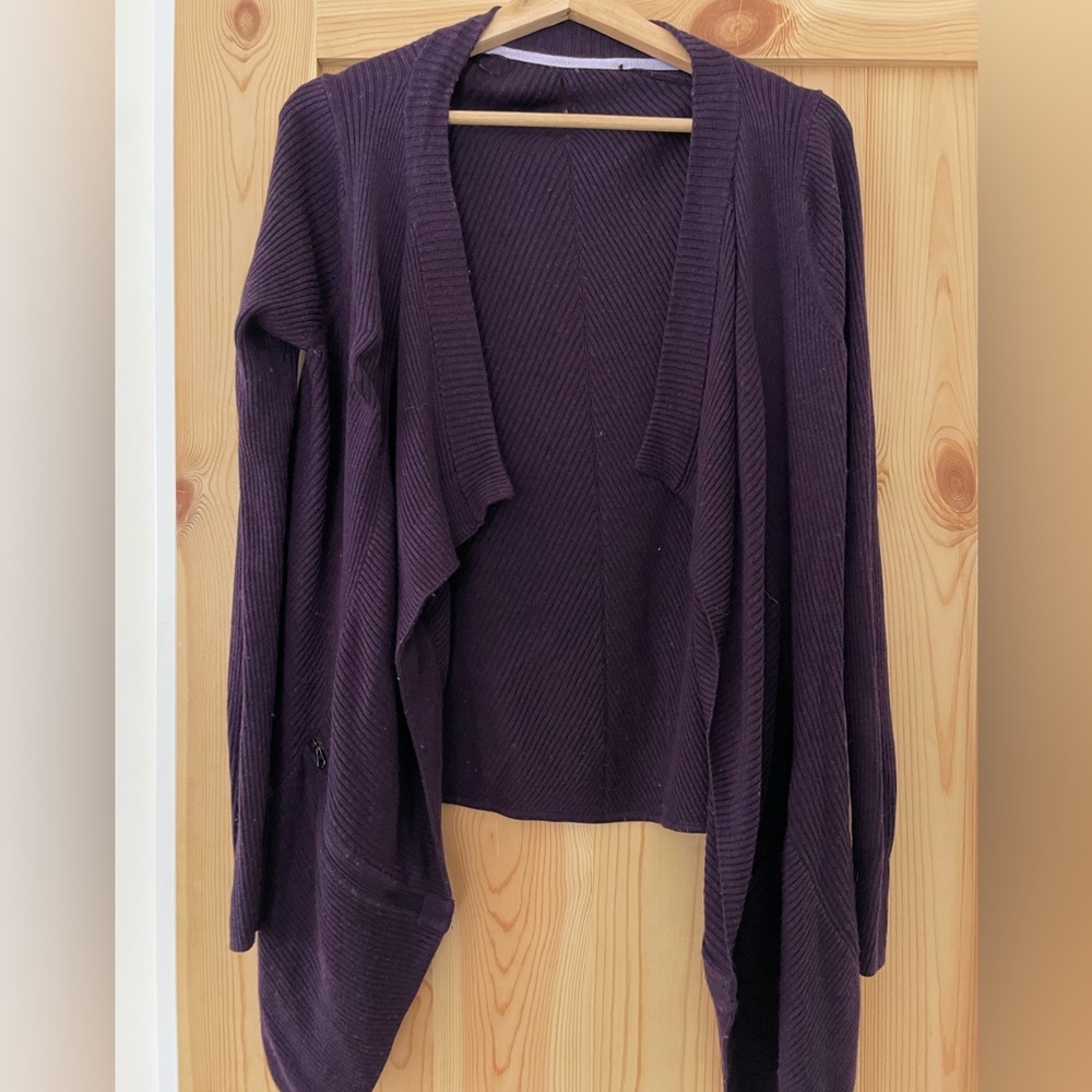 Purple Lululemon Cardigan